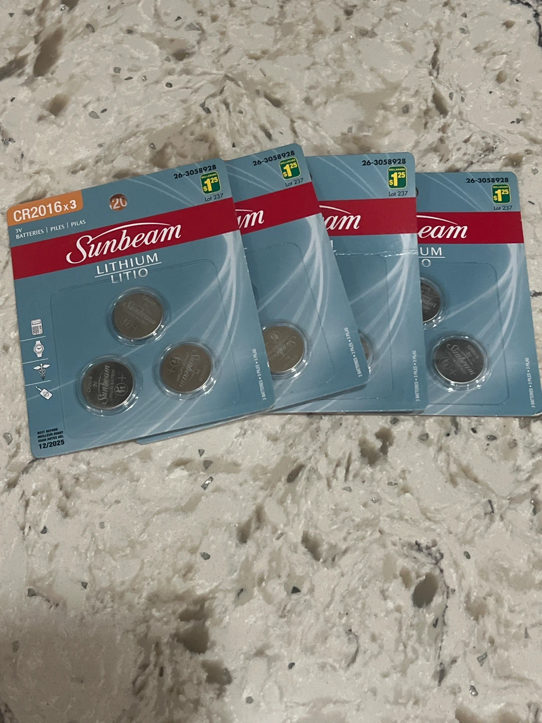 3V Lithium CR2016 Batteries (3-Pack) - photo 2