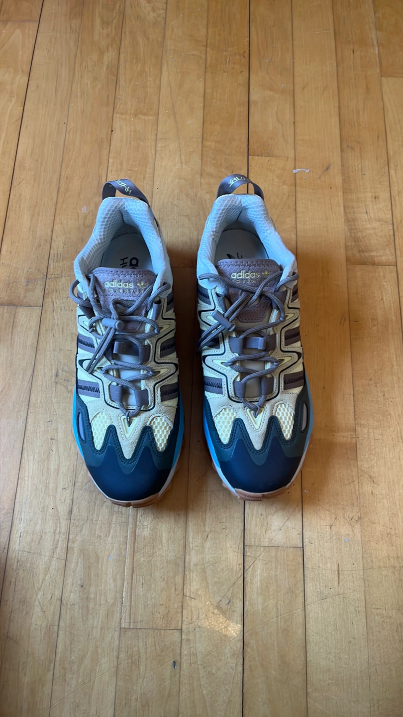 Adidas Hyperturf Almost Yellow/clear Blue/shadow Olive - Gx4487 - photo 2