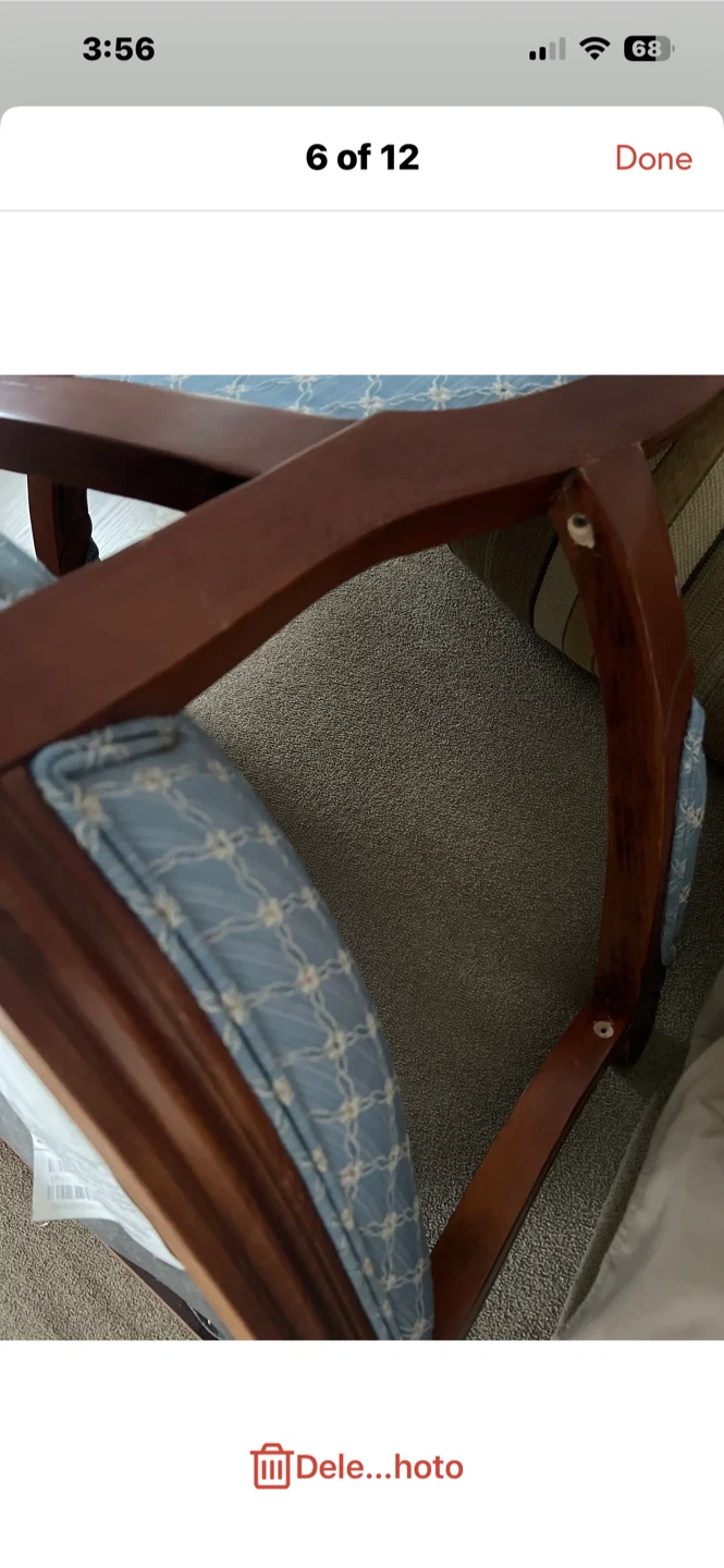 Ethan Allen Upholstered Accent with Wooden Frame chairs - photo 5