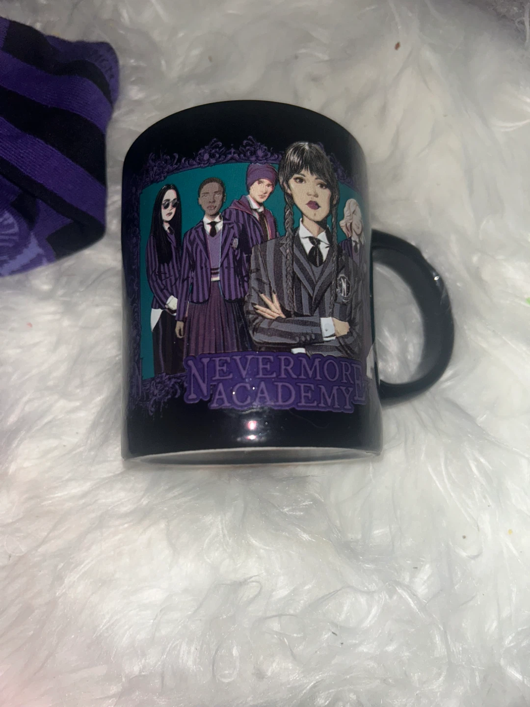 Wednesday Nevermore Academy Mug and Socks Set - photo 2