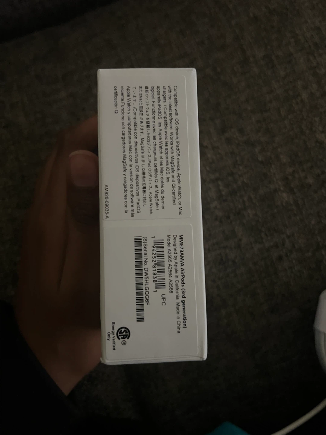 Apple AirPods (3rd Gen) with MagSafe Charging Case - photo 3