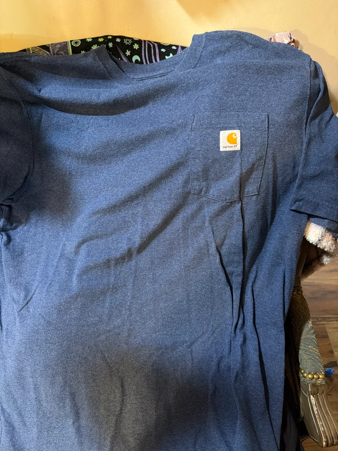 Carhartt Original Fit XL Tall Blue Pocket T-Shirt