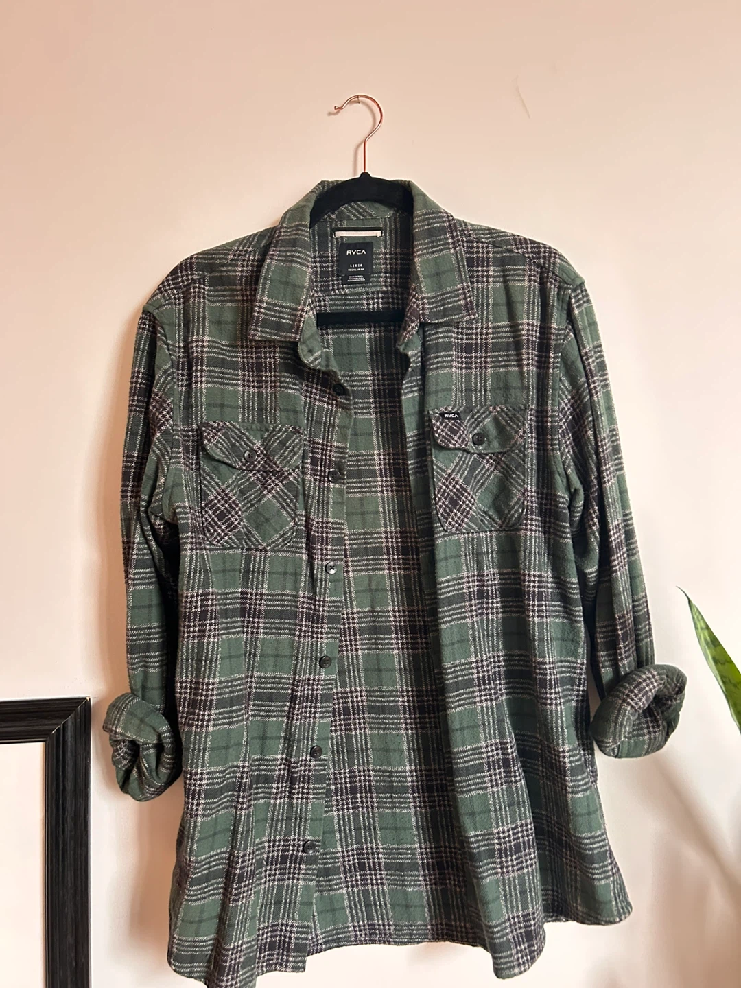 RVCA Plaid Flannel Shirt - photo 5