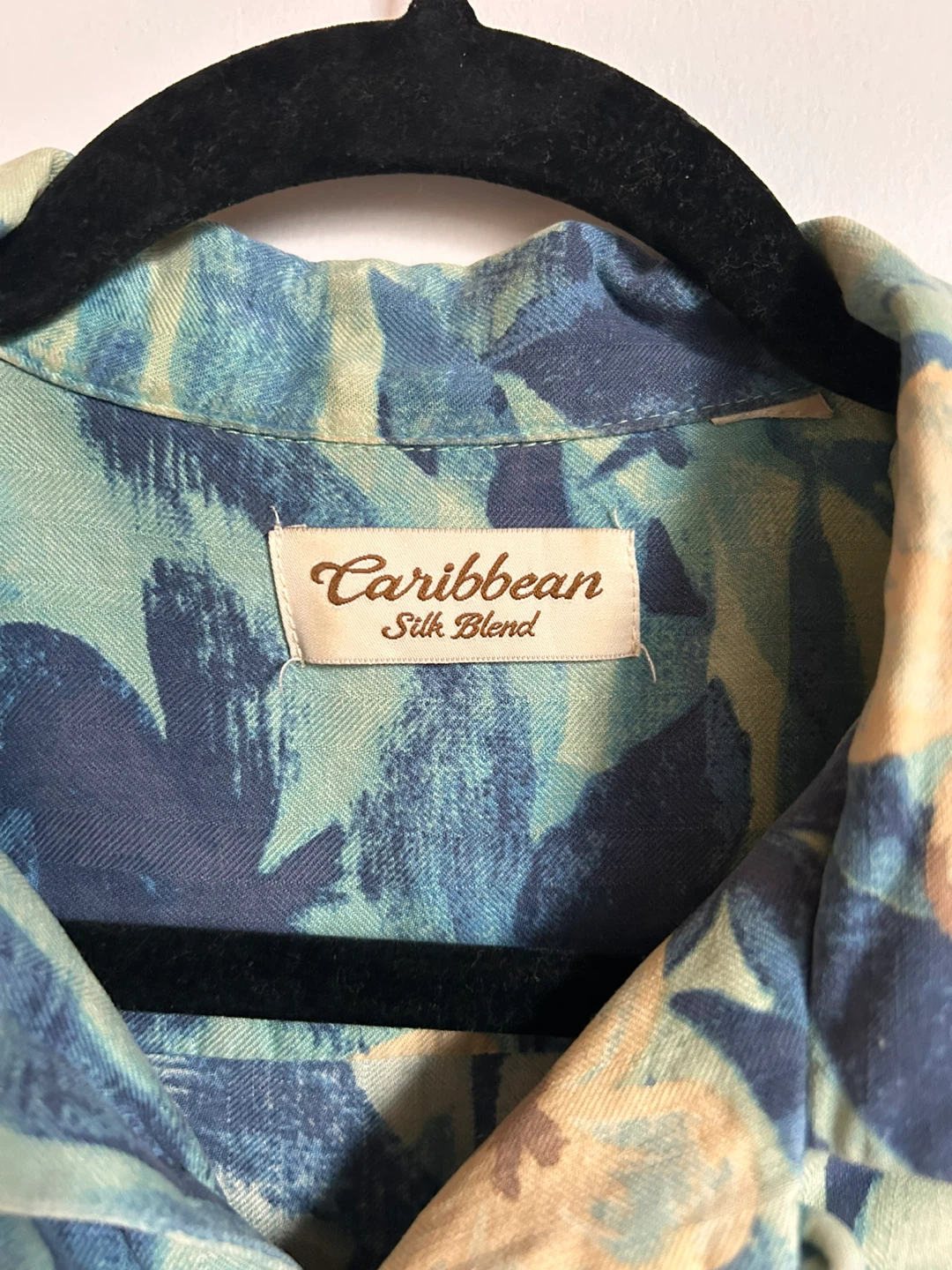 Vintage Silk Blend Tropical Print Shirt - photo 3