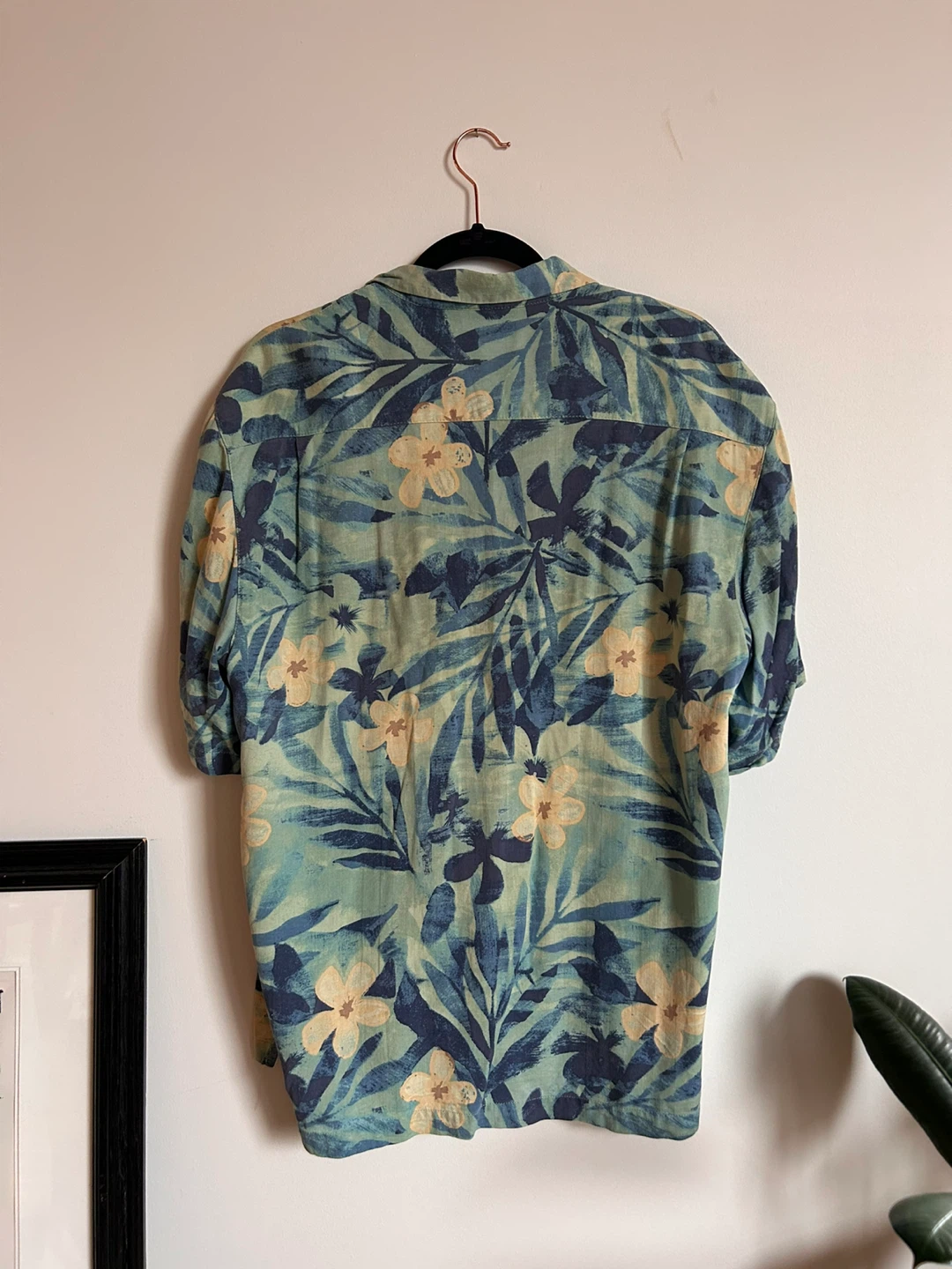 Vintage Silk Blend Tropical Print Shirt - photo 5