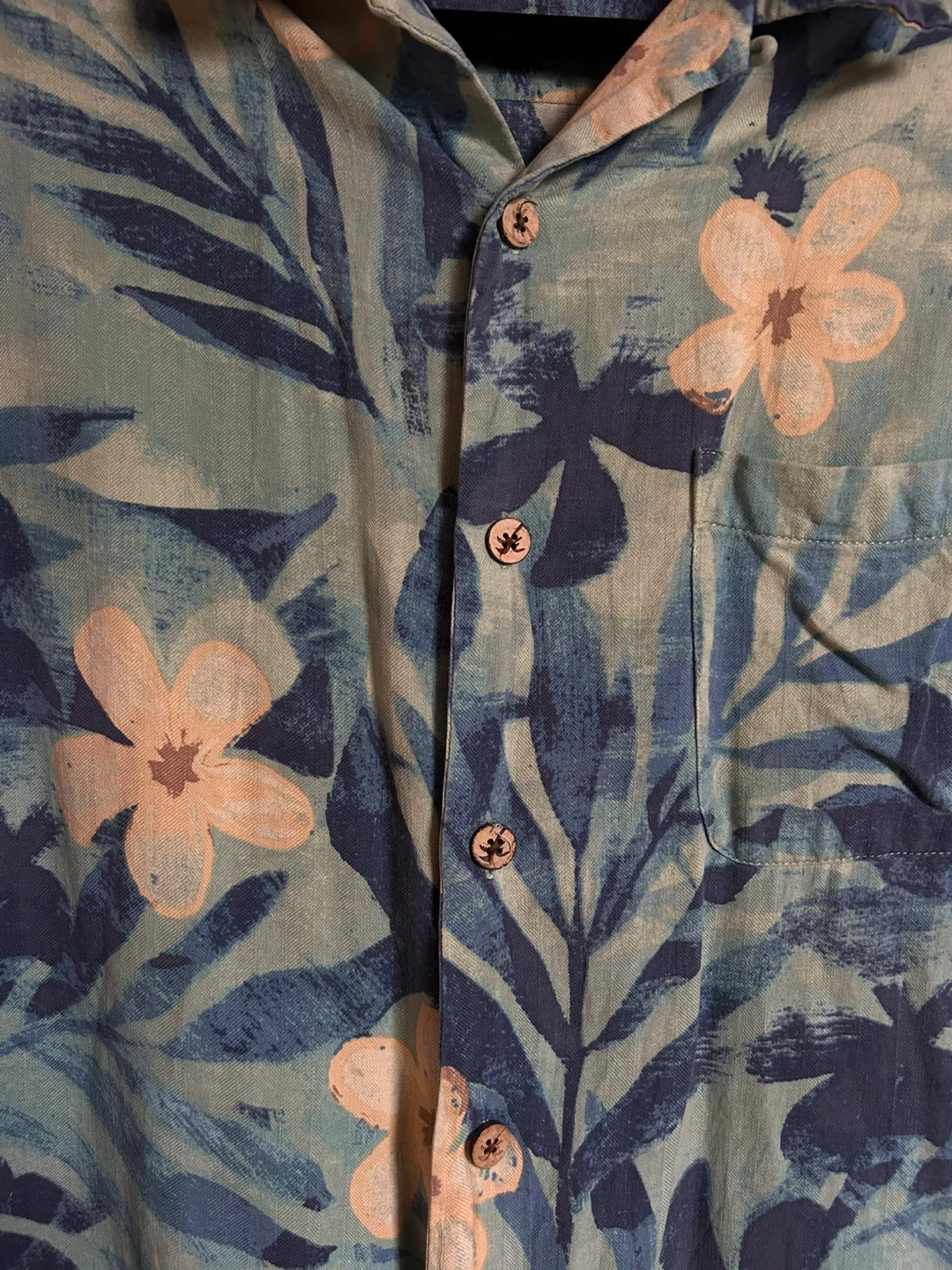 Vintage Silk Blend Tropical Print Shirt - photo 4
