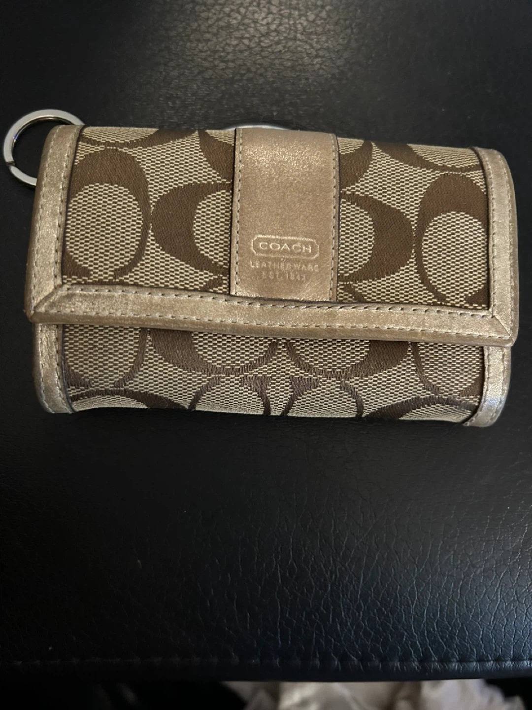 Coach Signature C Pattern Bifold Wallet