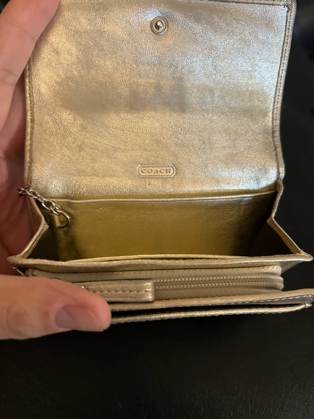 Coach Signature C Pattern Bifold Wallet - photo 3