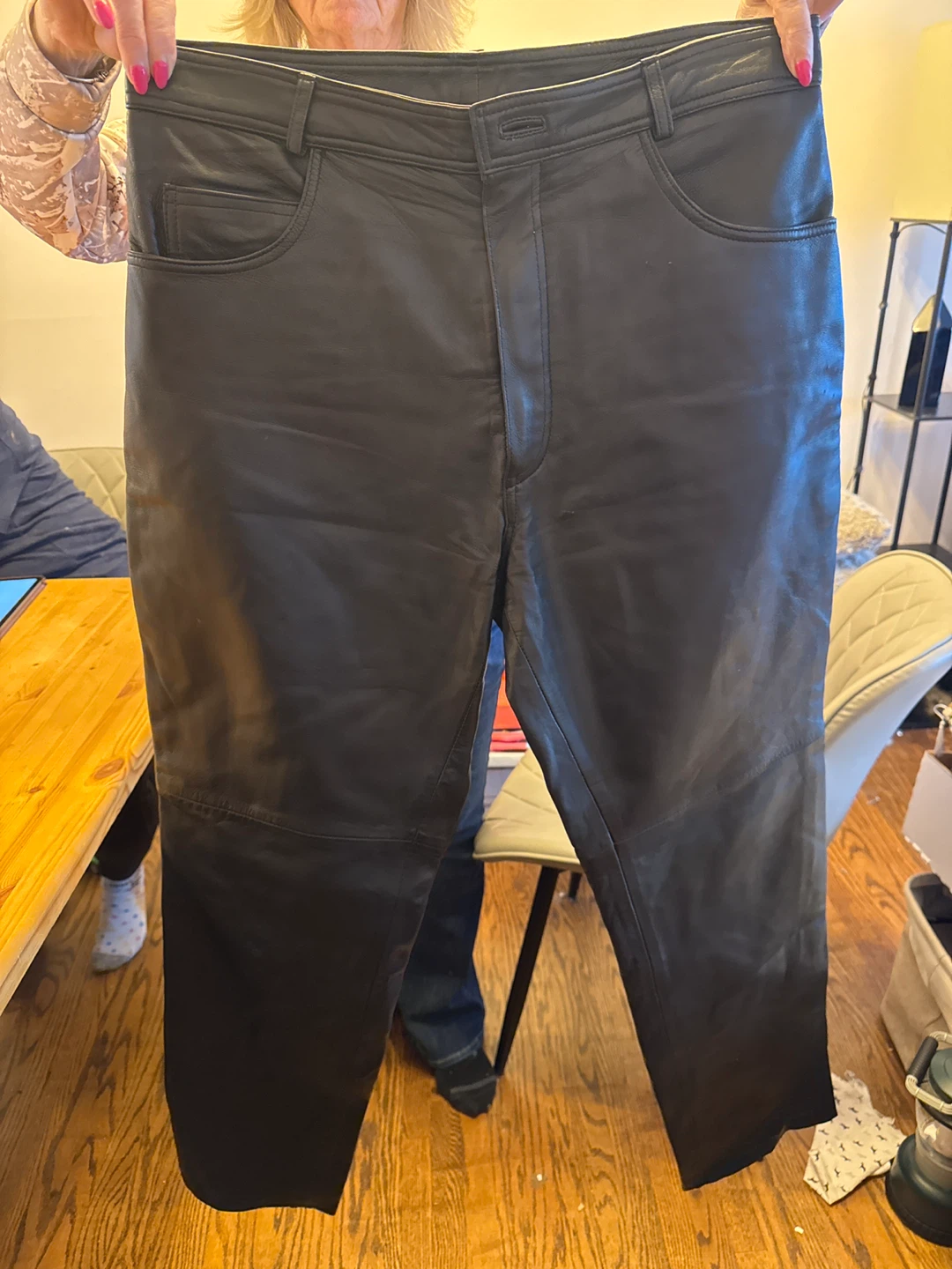 ARM'S Real Leather Pants Size 34
