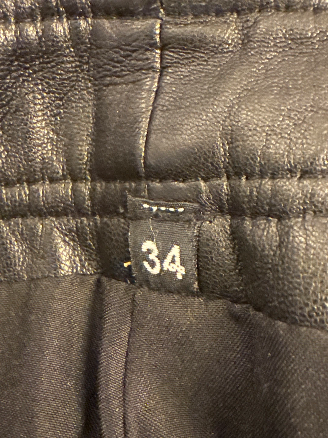 ARM'S Real Leather Pants Size 34 - photo 4