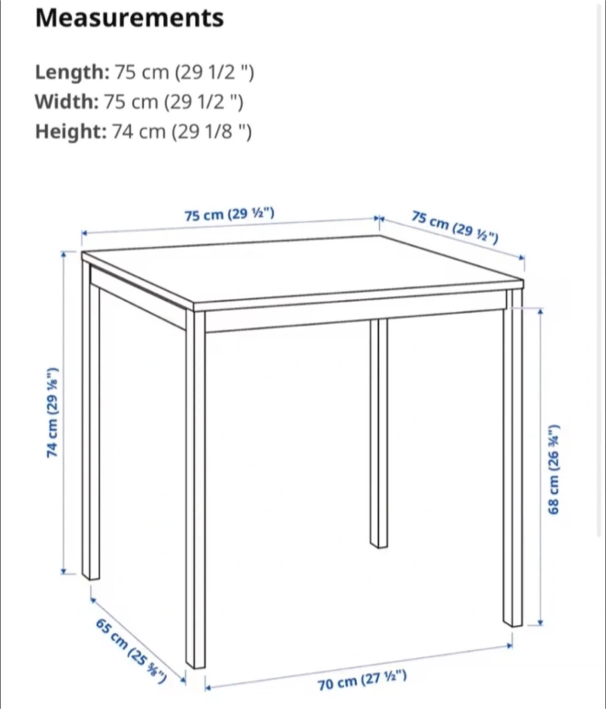 IKEA White Dining Table and Chairs Set - photo 3