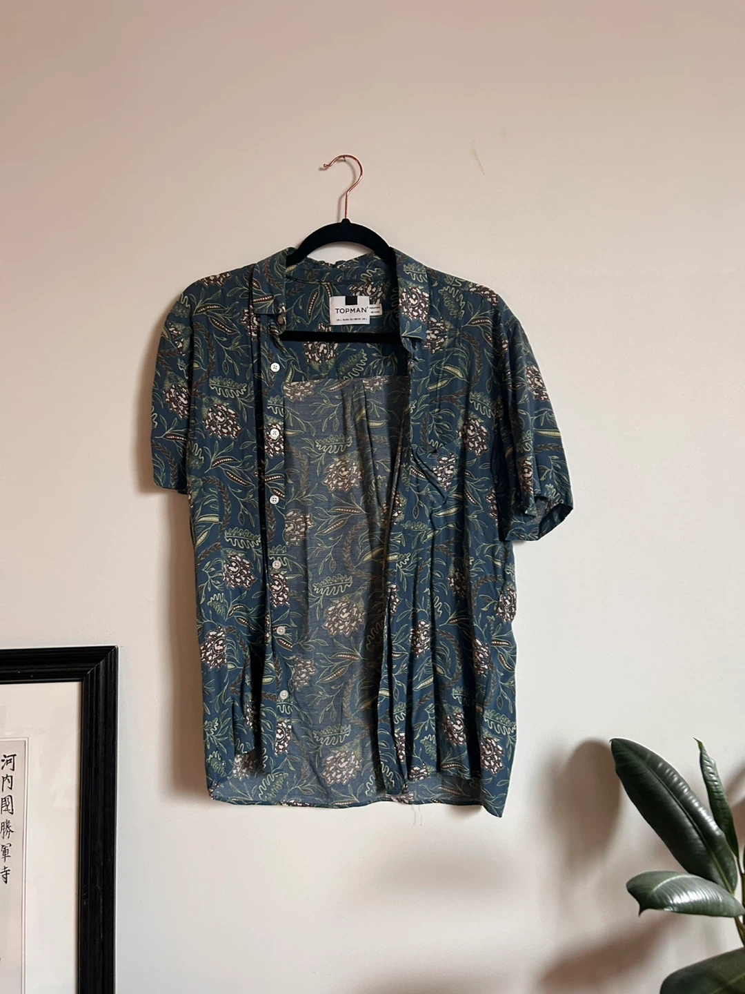 Topman Floral Print Shirt