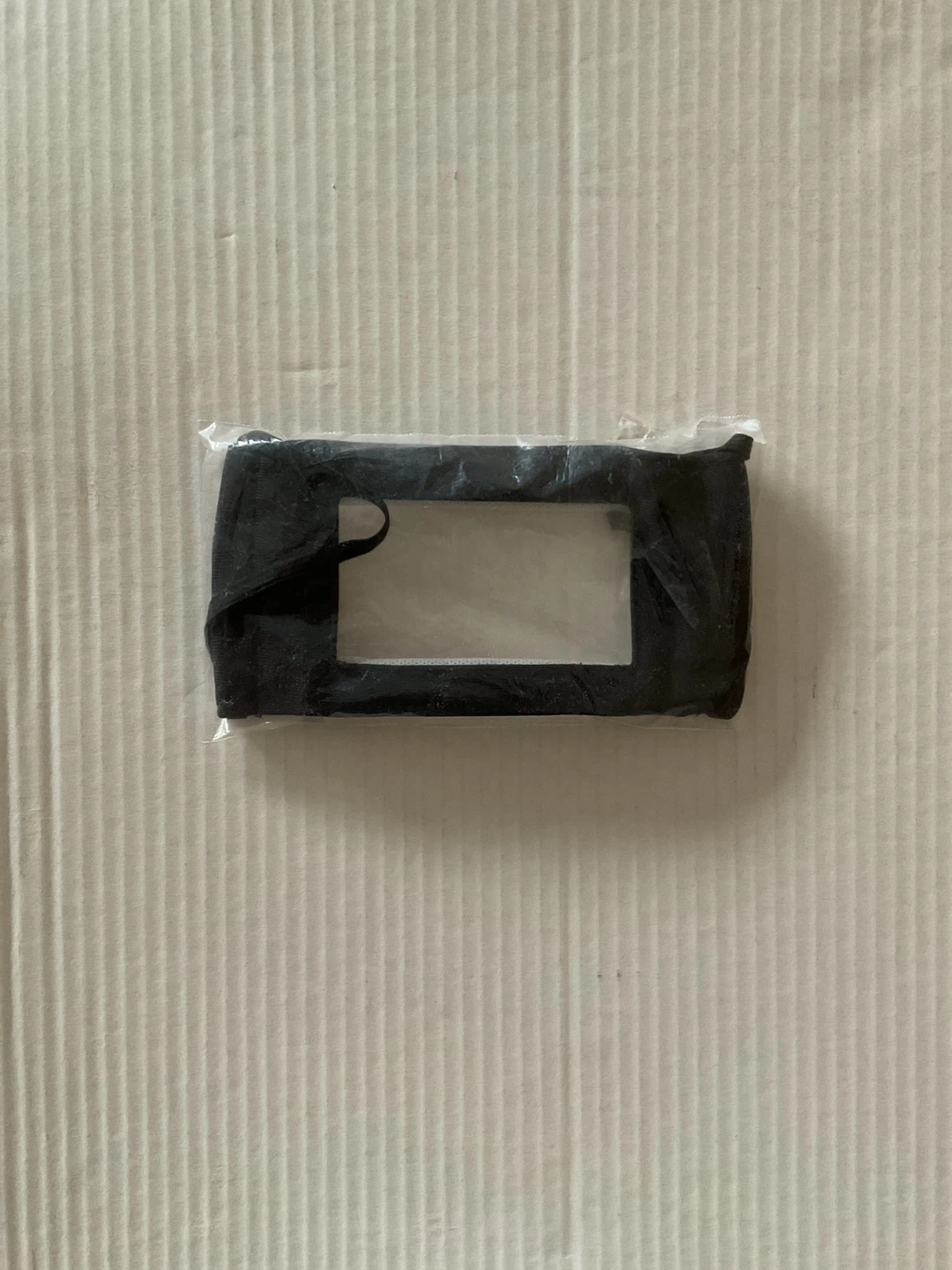 Black Face Mask with Clear Window - photo 3