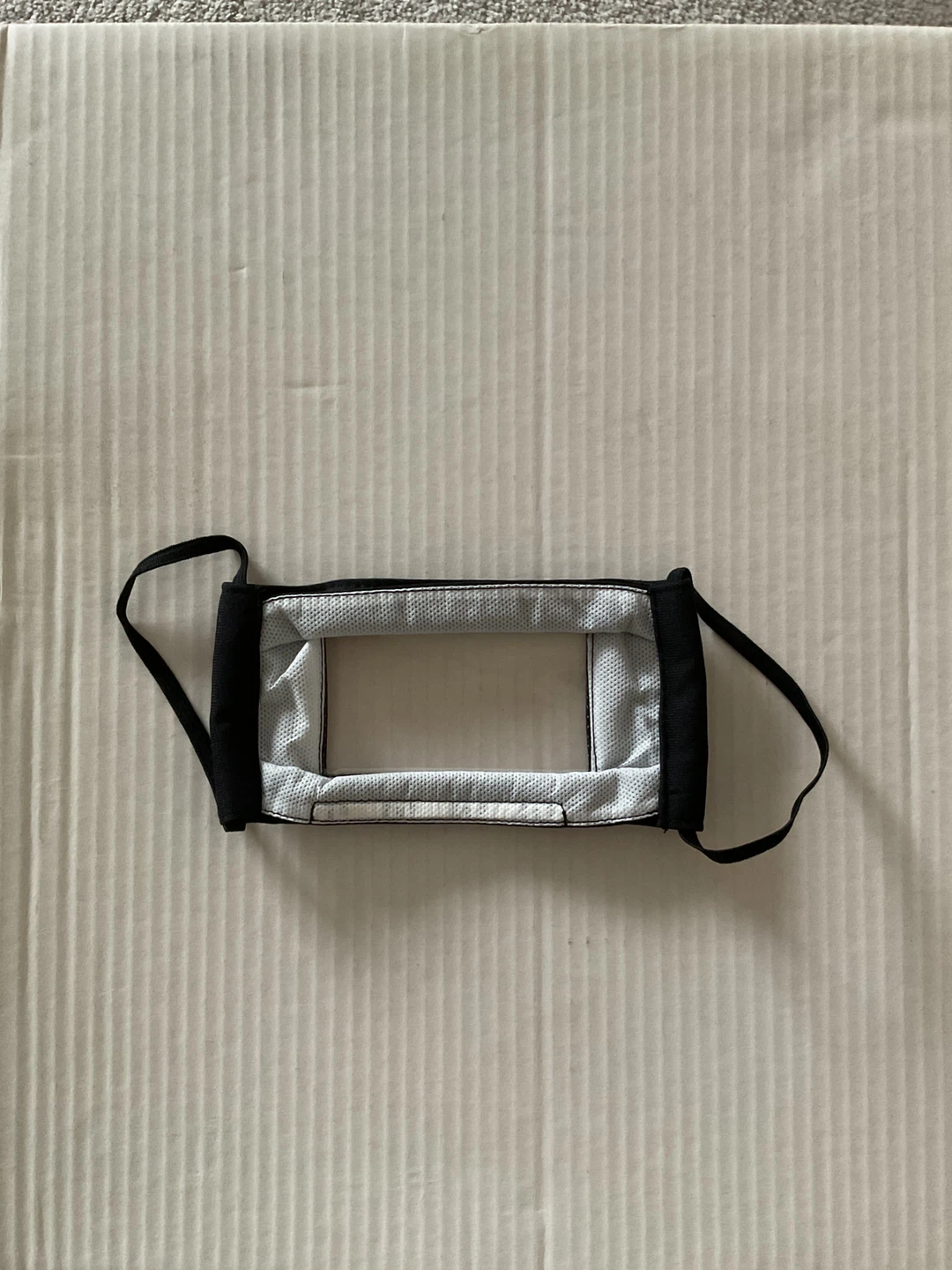 Black Face Mask with Clear Window - photo 2