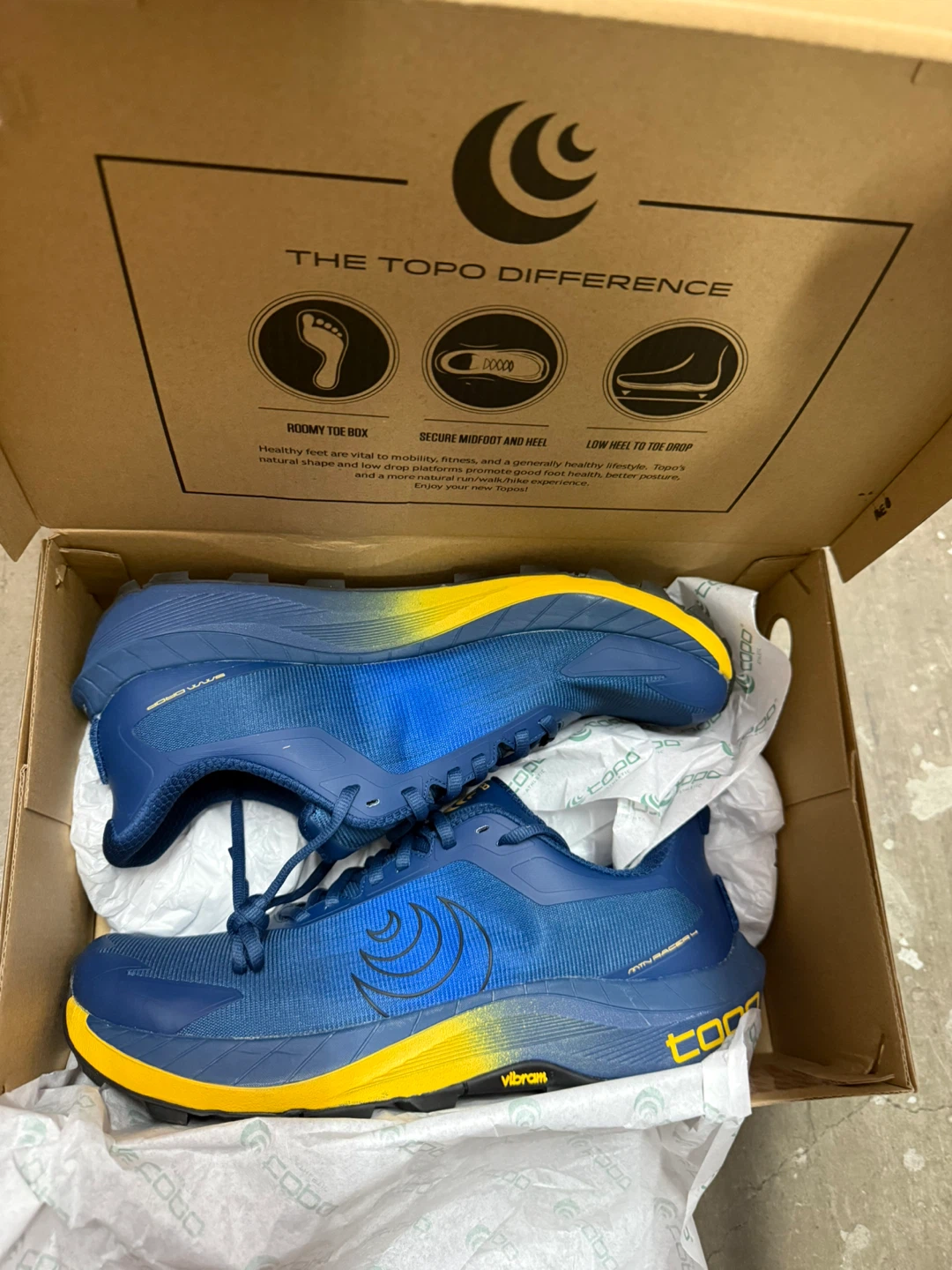 Topo Athletic M-MTN Racer 4 Trail Running Shoes - US 11.5