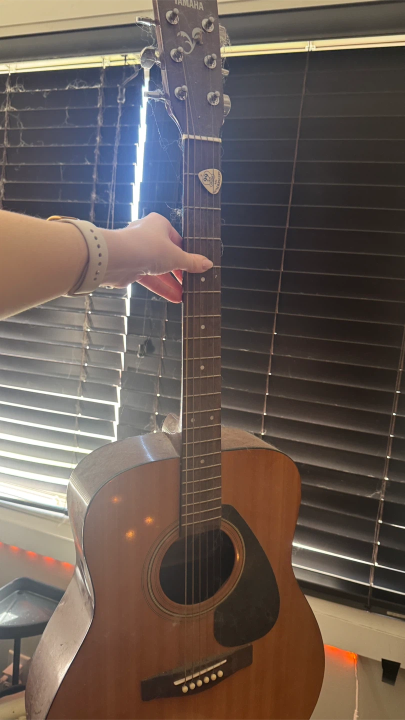 Acoustic Guitar and stand