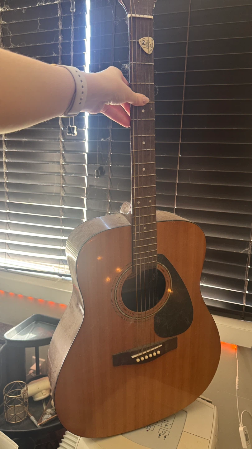 Acoustic Guitar and stand - photo 2