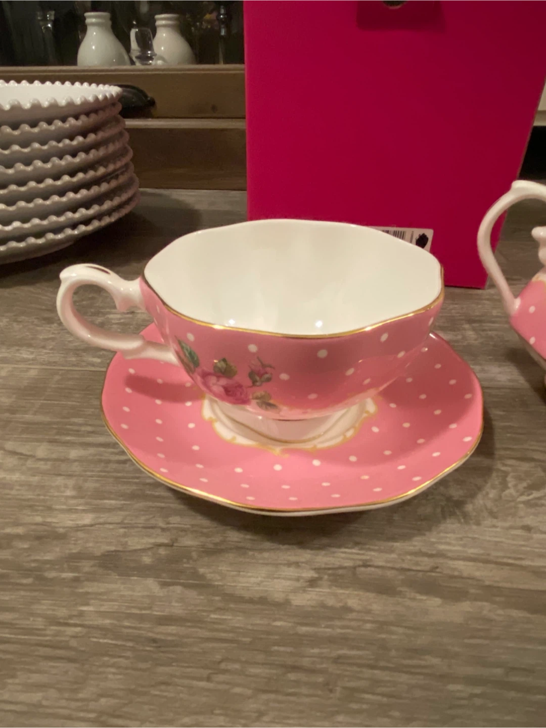 Royal Albert Cheeky Pink Teacup and Saucer Set - photo 3