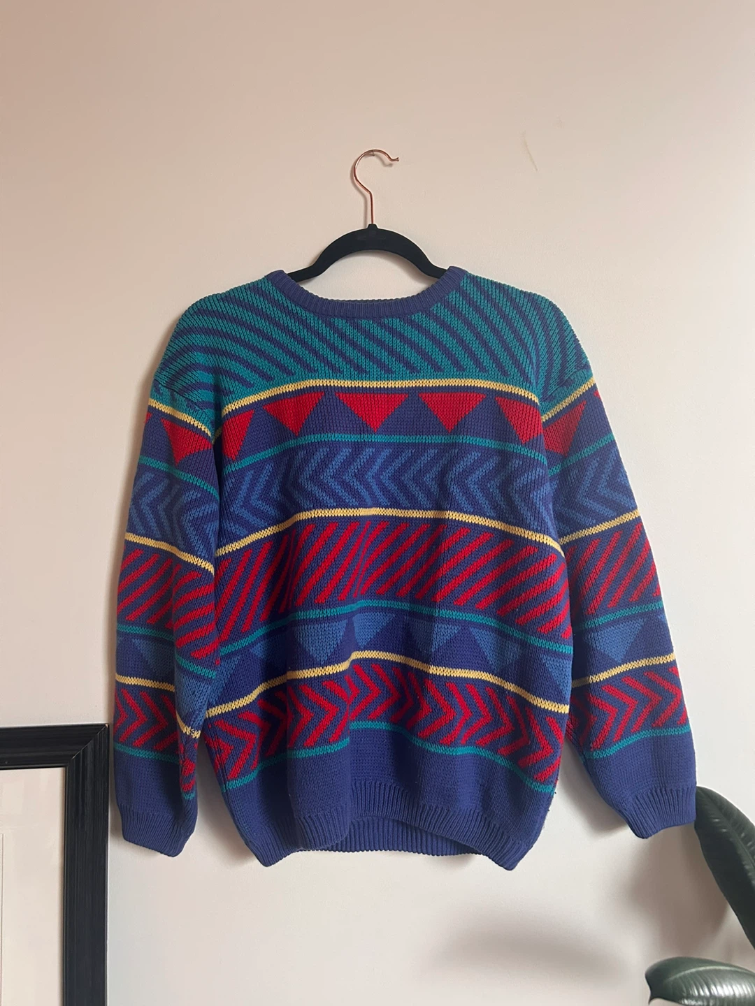 Vintage Esprit Geometric Knit Sweater