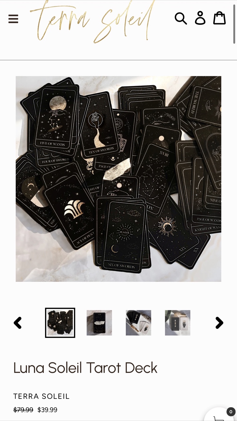 Luna Soleil Tarot Deck - photo 4