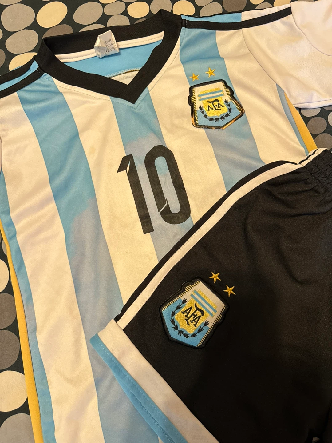 Argentina Soccer Jersey and Shorts - photo 2