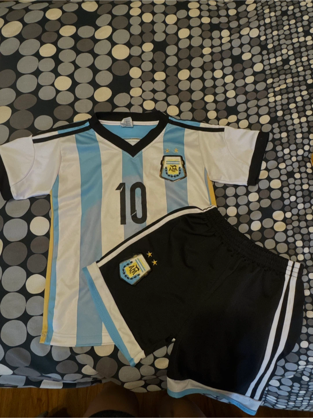 Argentina Soccer Jersey and Shorts