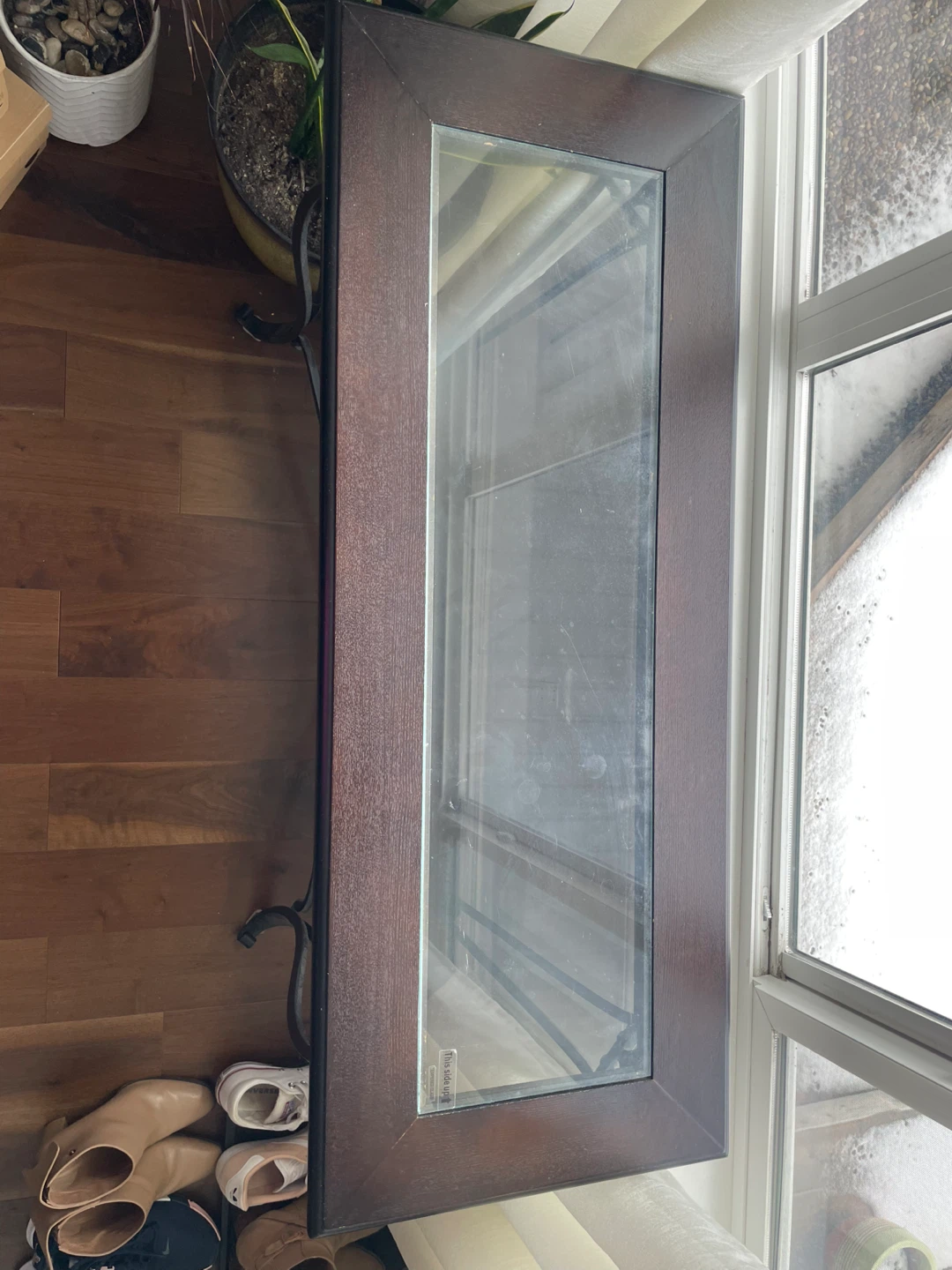 Console Table with Glass Top - photo 3