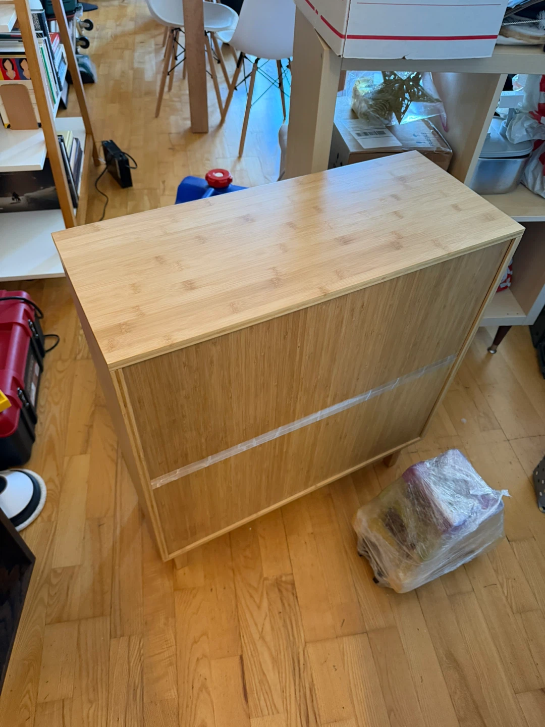Bamboo Sideboard Buffet Cabinet - photo 3