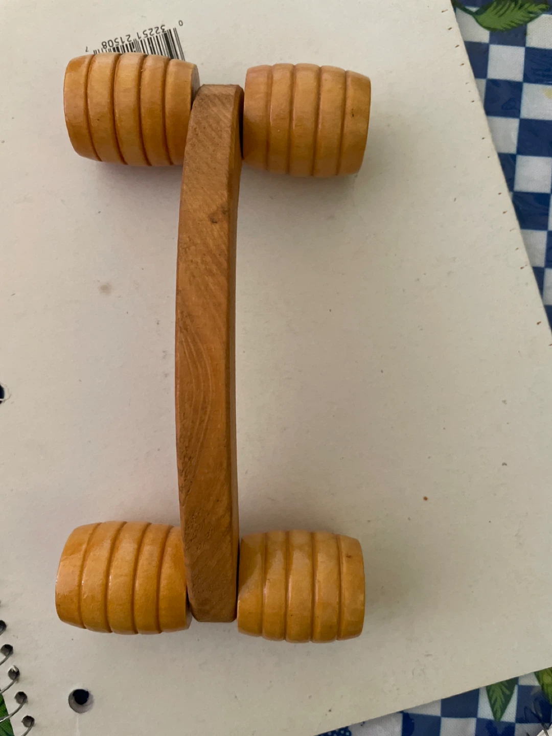 Wooden Manual Massager Roller