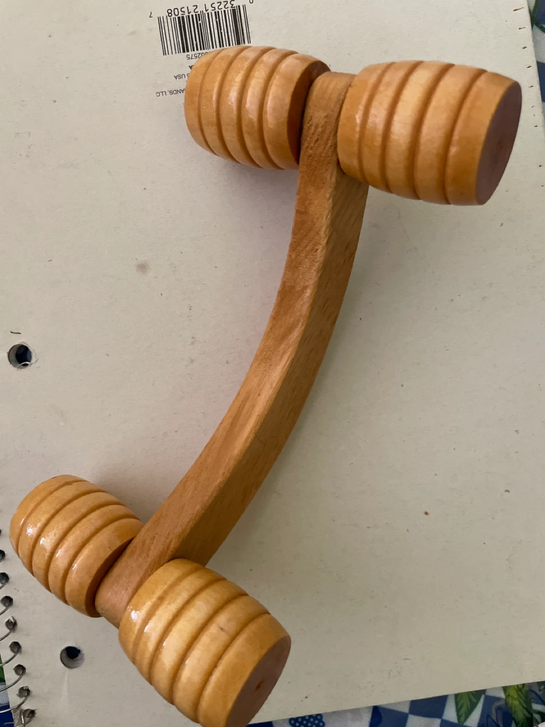 Wooden Manual Massager Roller - photo 2