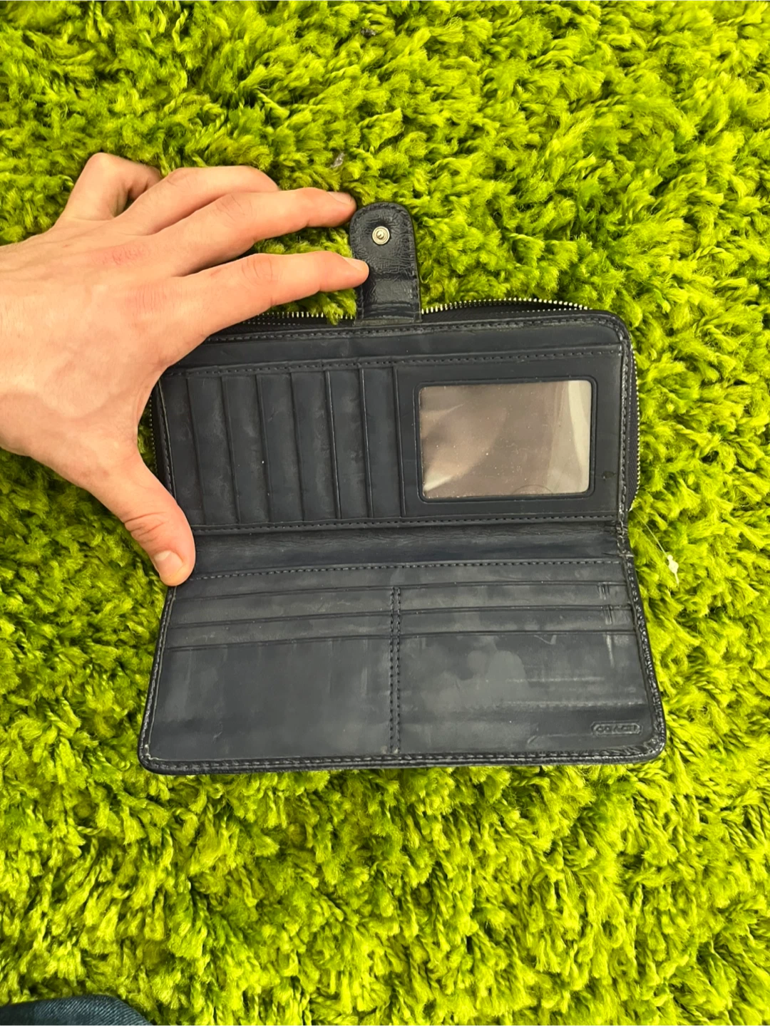 Coach Signature Zip Around Wallet - photo 4
