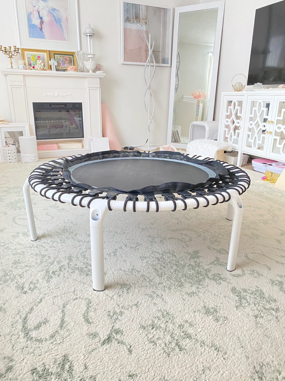 Acon Fit 44” rebounder mini trampoline with accessories - photo 5