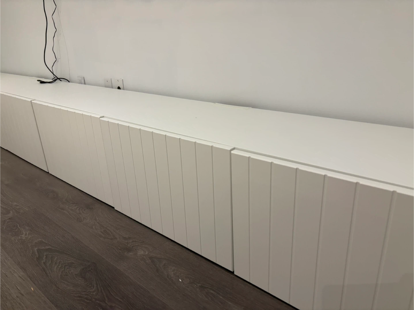 White media console - photo 5