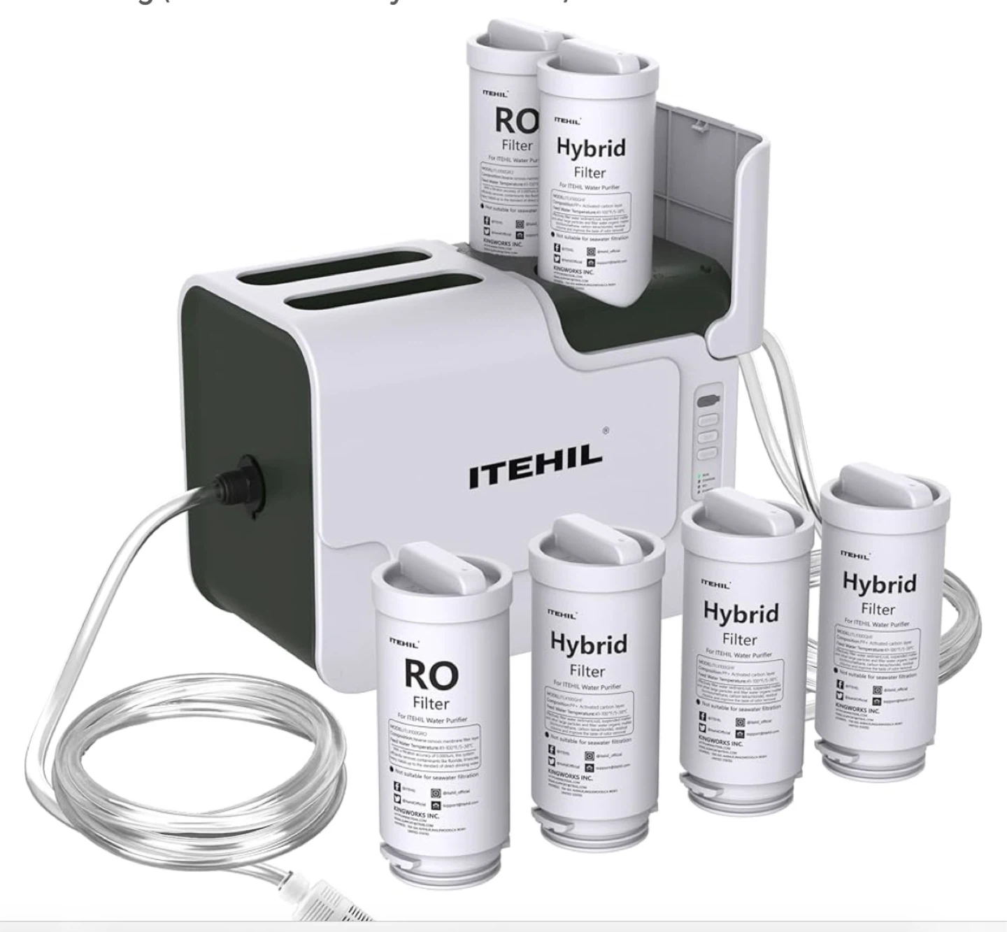 ITEHIL Water Purifier with RO and Hybrid Filters
