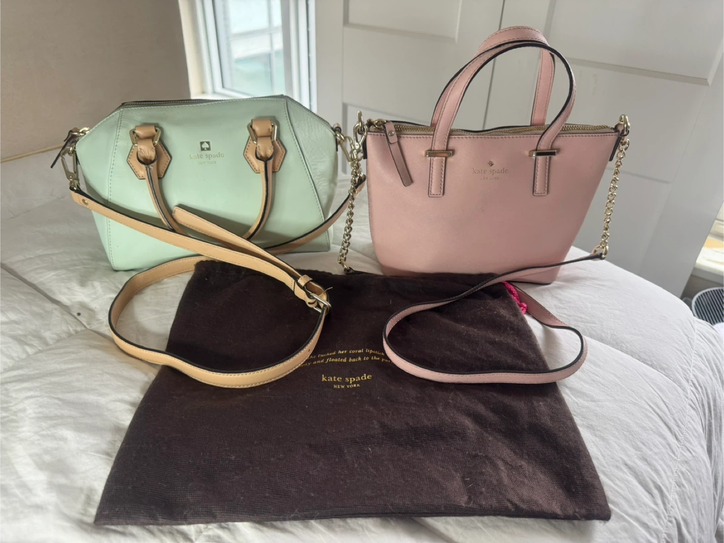 2 Beautiful Kate Spade Pursees $45each or $85 for Both Together