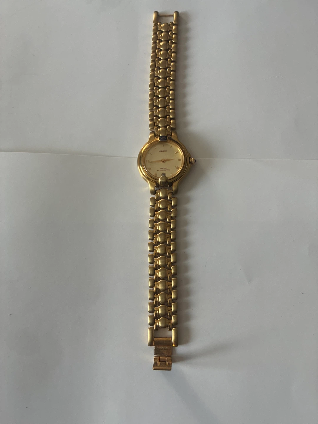 Citizen Gold Tone Watch with Sapphire Crystal
