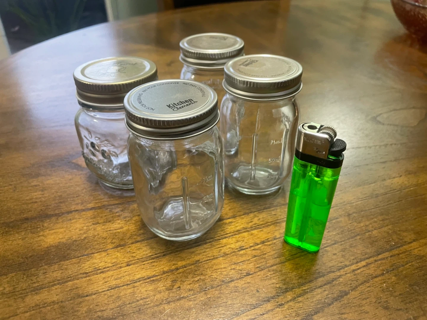 Kitchen Elements Glass Mason Jars (Set of 4)
