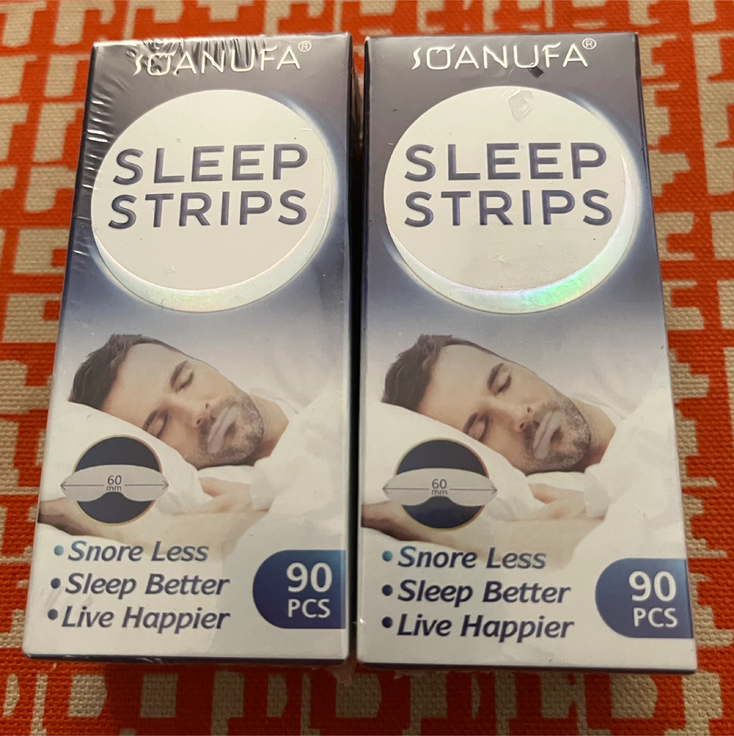 SOANUFA Sleep Strips - 90 Pcs Anti-Snoring
