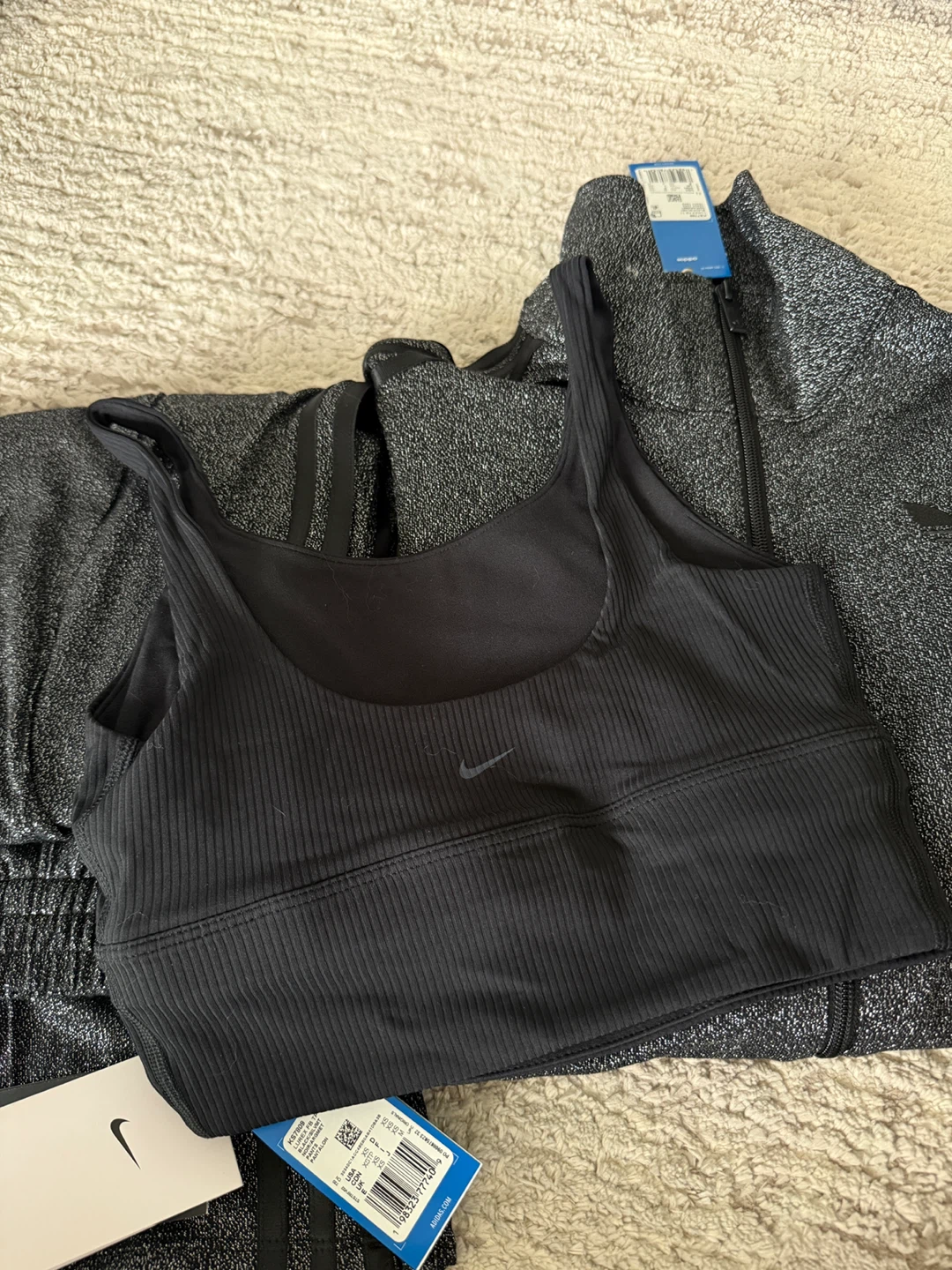 Three pieces:Adidas Tracksuit Set with Sports Bra - photo 2