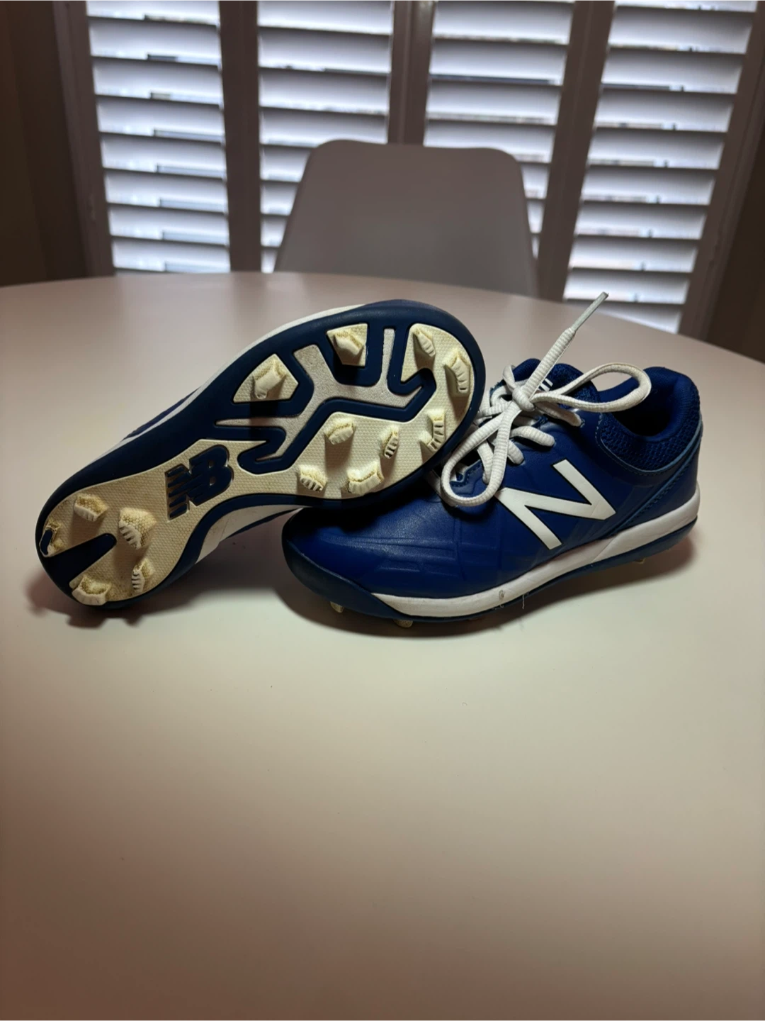 New Balance Blue Baseball Cleats - size 13.5 kids