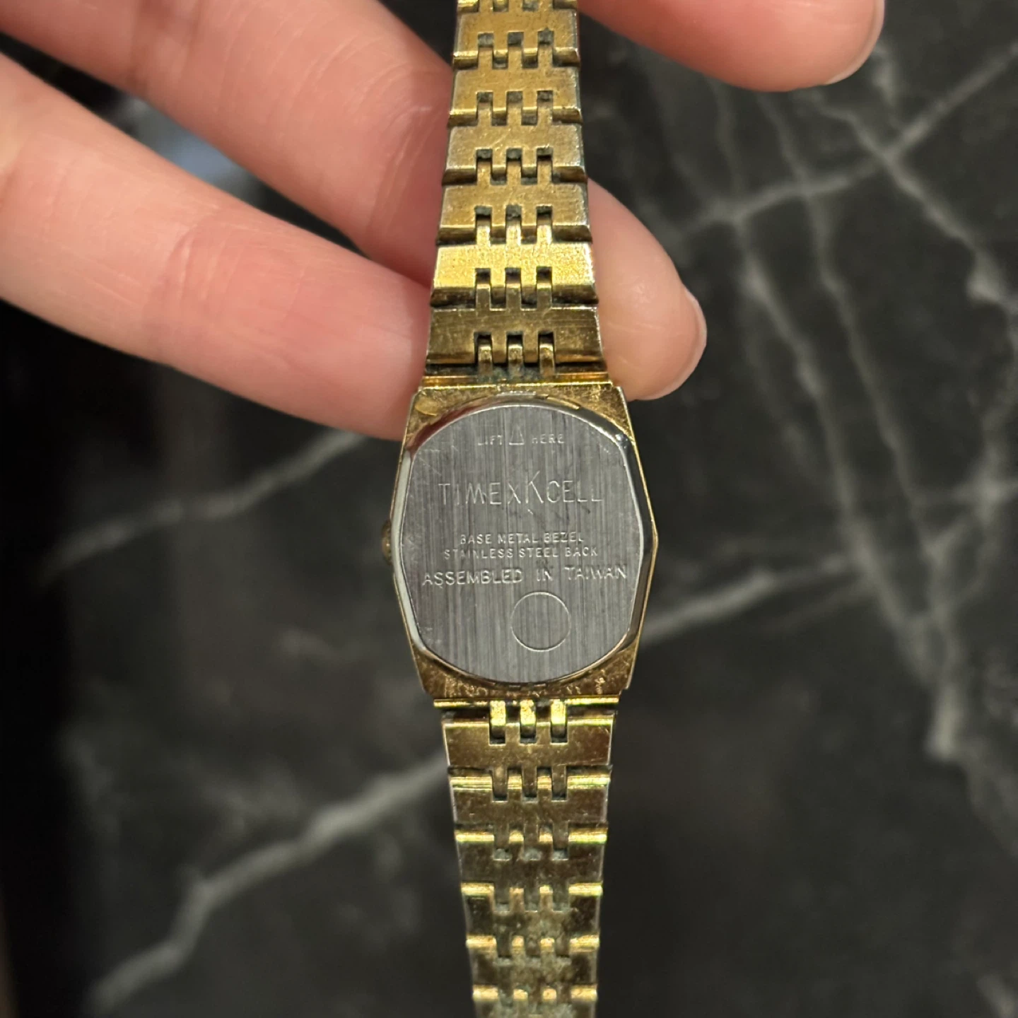 Vintage Gold-Tone Timex Watch - photo 3