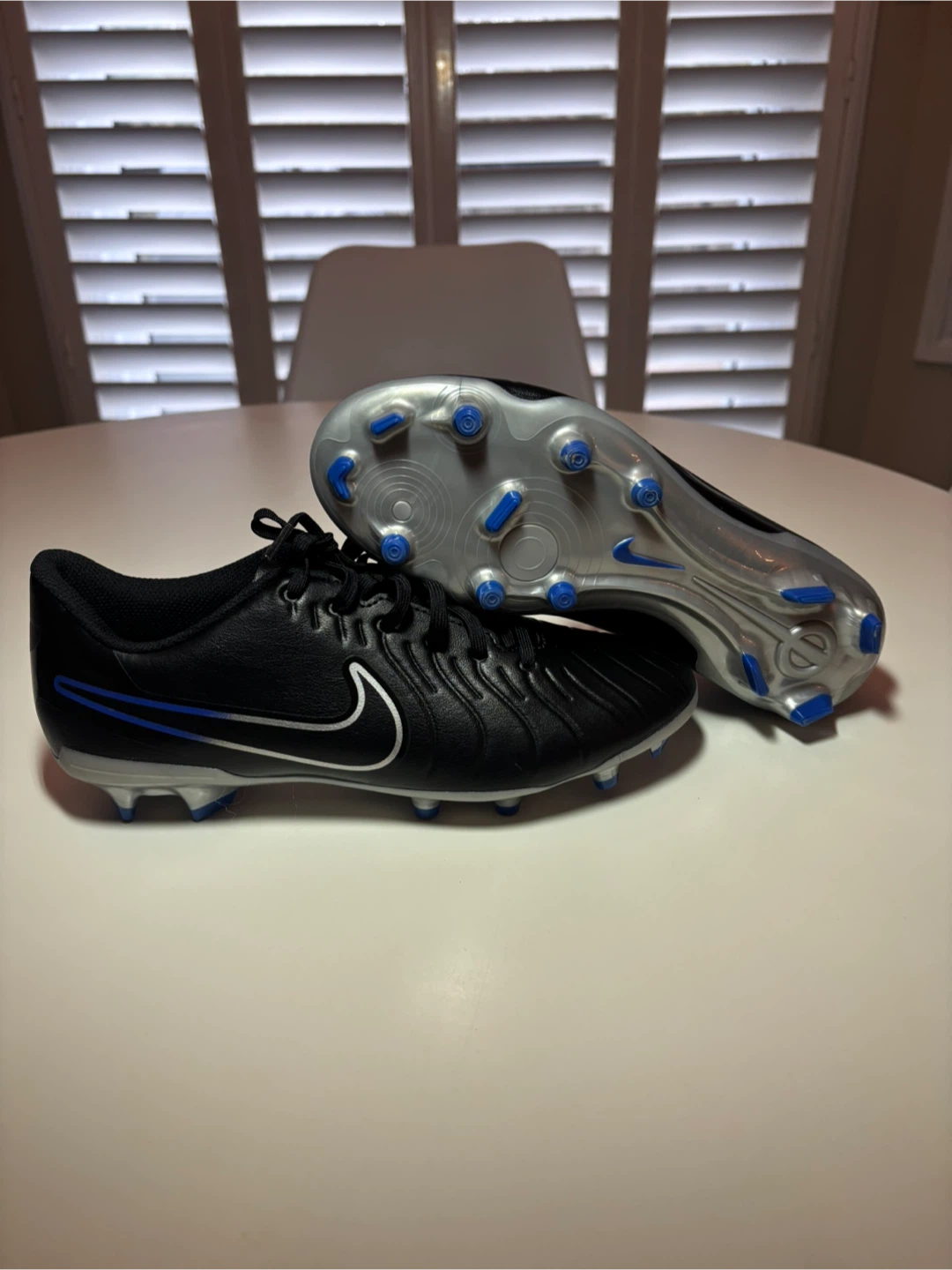 Nike Men's Football Cleats Soccer Shoes Black Size 7.5
