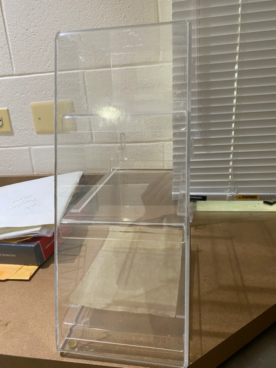 Clear Acrylic Display Case with Shelves - photo 2