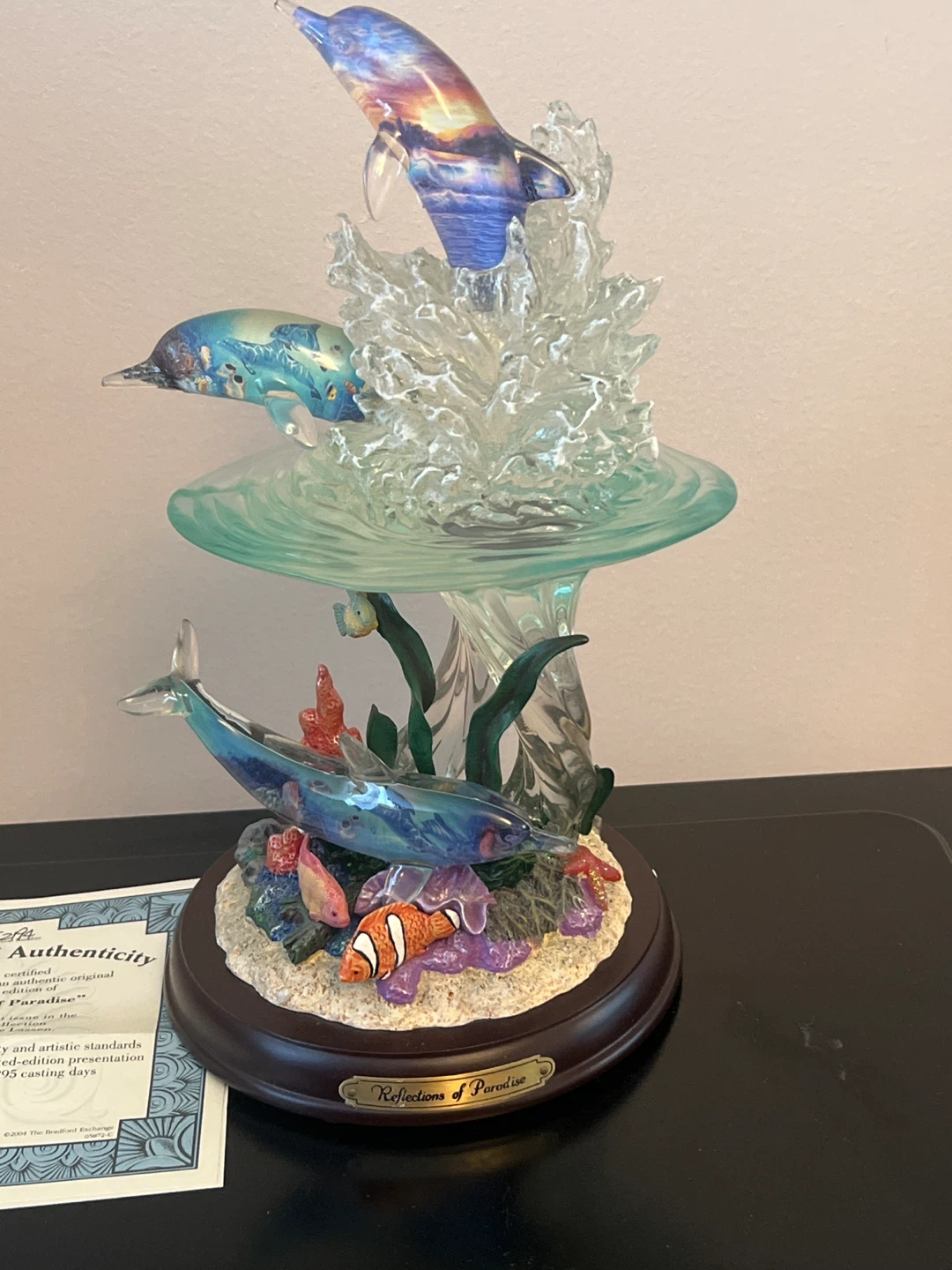 The Bradford Exchange Reflections of Paradise Dolphin Figurine - photo 2