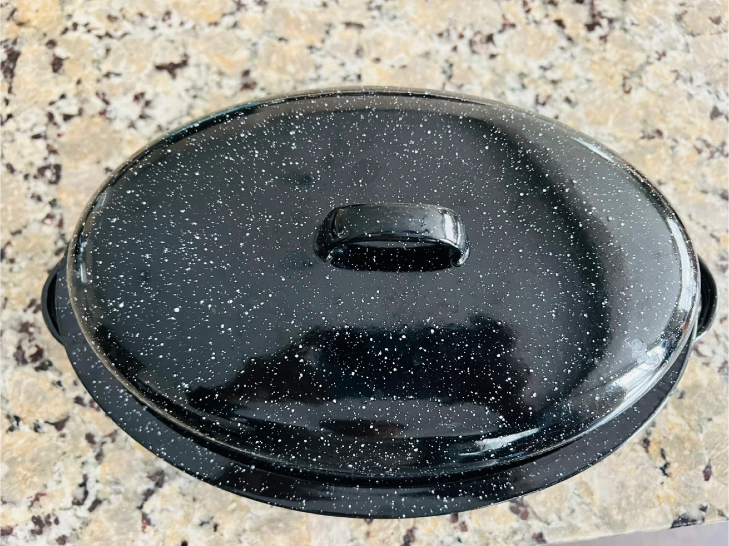 Vintage Roasting Pan with Lid - photo 3
