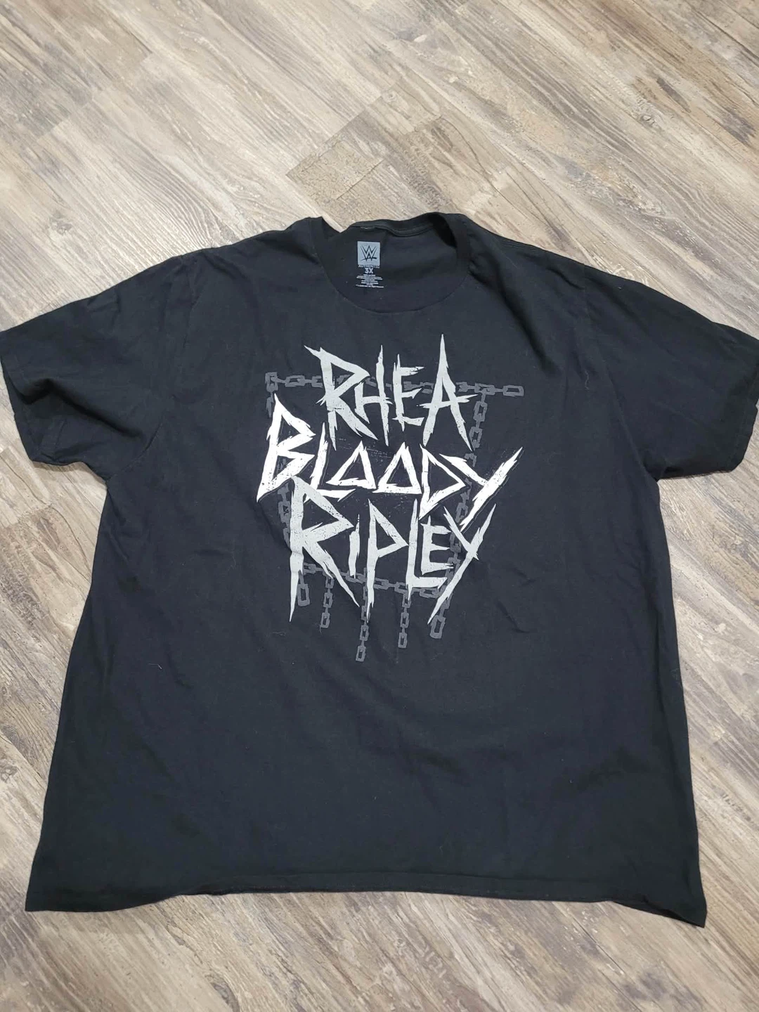WWE Rhea Ripley Authentic 3XL Black T-Shirt