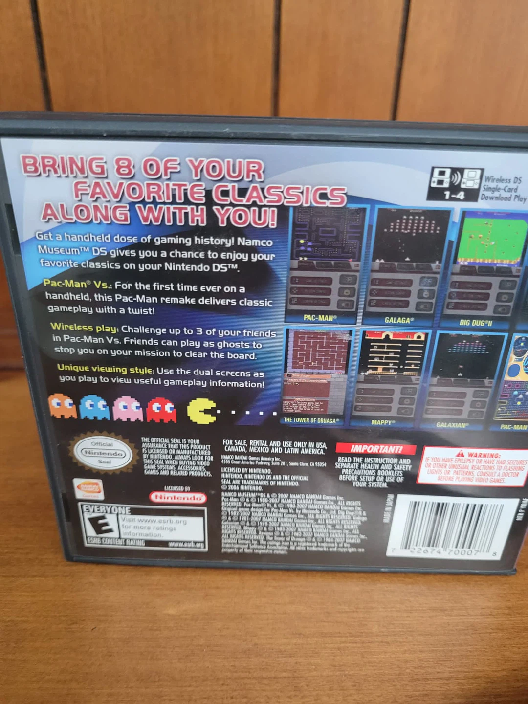 Vintage Namco Museum DS Nintendo Game - photo 3