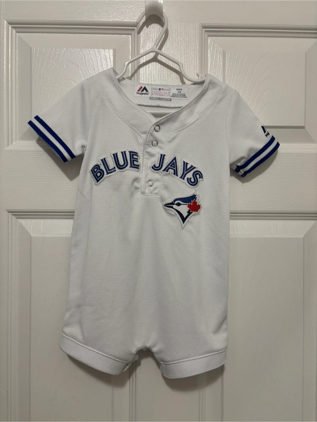 Kids Toronto Blue Jays Baseball Romper - Size 18 Months