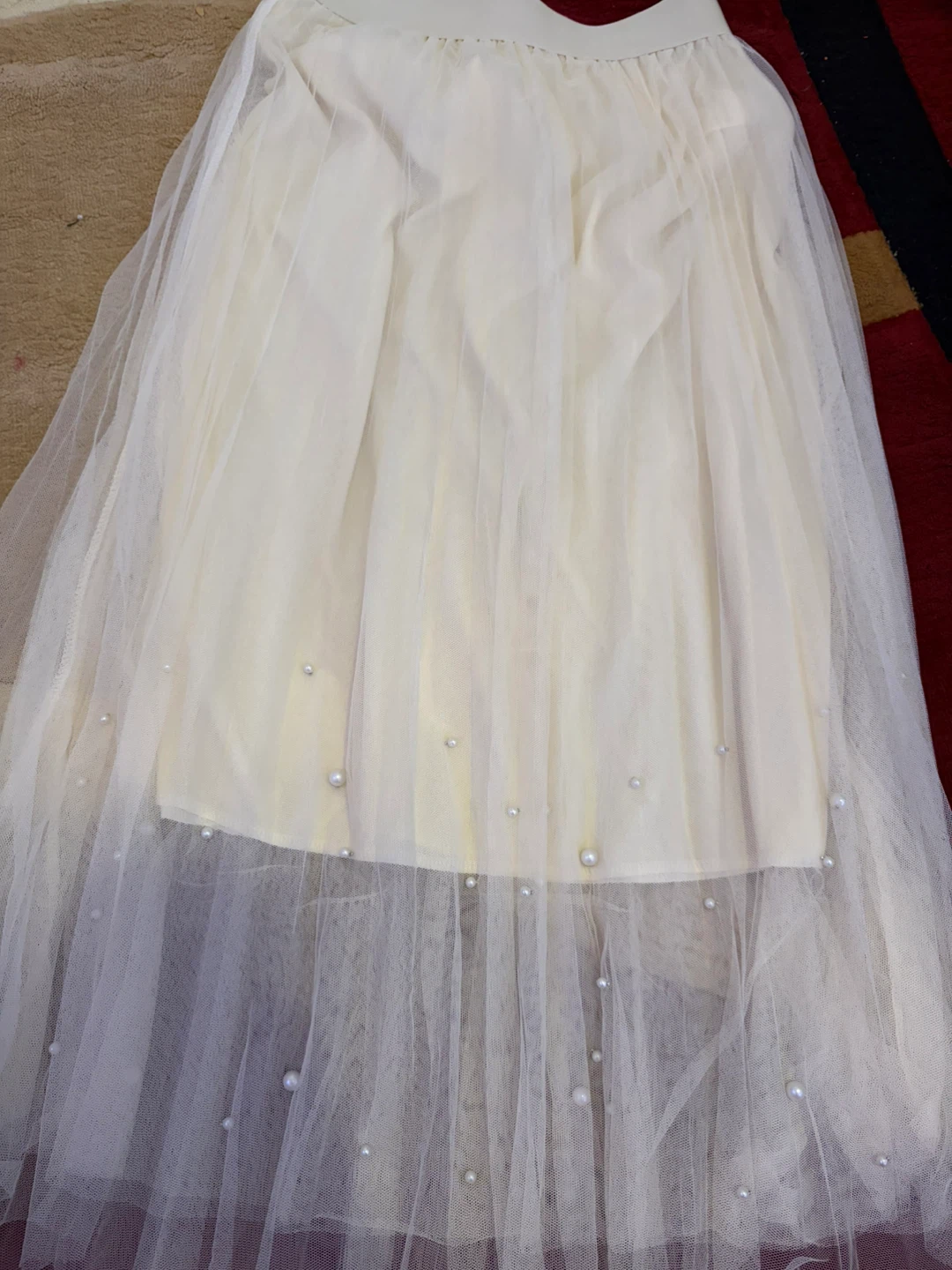 Women's Tulle Pearl Skirt - photo 3