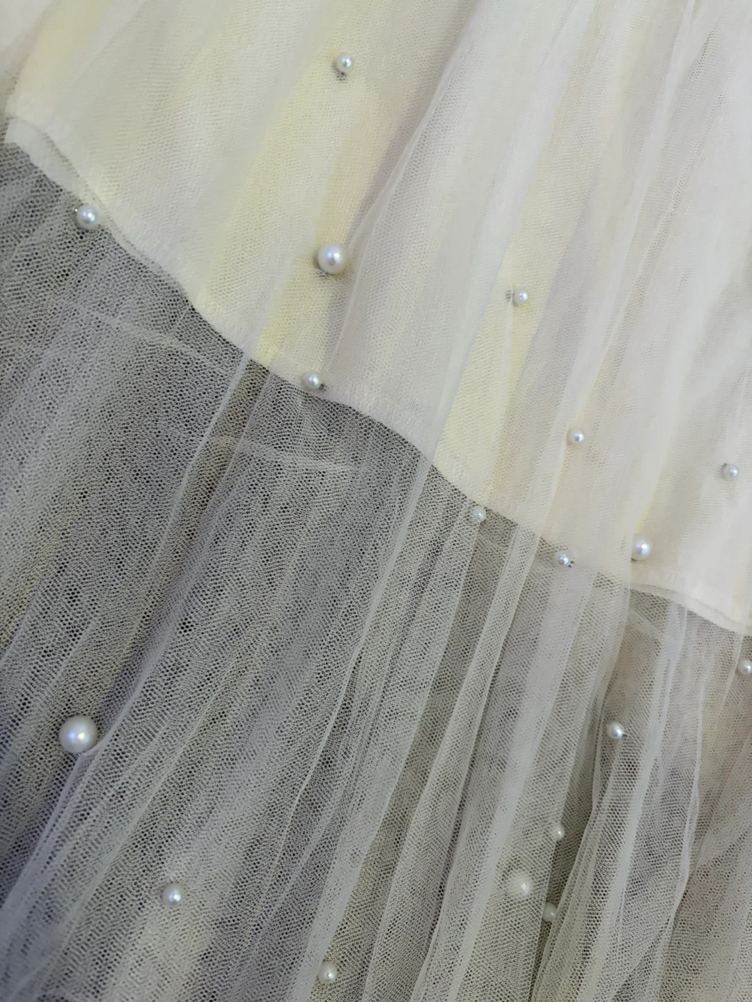 Women's Tulle Pearl Skirt